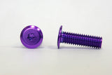 Ultra Low Head 310Slim 6-Lobe Machine Screws M5 Aluminum Purple 1pc.