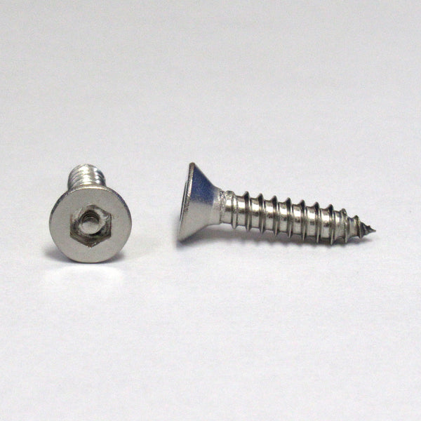 310Tamper PIN-HEX Flat Tapping Screws Size:4.8 Stainless A2 1pc Tamper Resistant Fasteners(Tamper Proof)