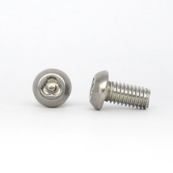 310Tamper TRICLE A With Pin Button Bolt M5 Stainless A2 1pc Tamper Resistant Fasteners(Tamper Proof)