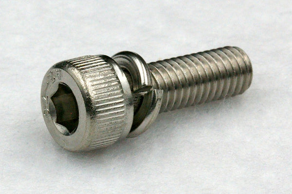 310w/washers M5 Hex Socket Cap Screw with Spring Washer, Stainless A2 100 pcs.