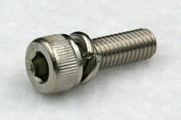 310w/washers M2.5 Hex Socket Cap Screw with Spring Washer, Steel 3Cr 100 pcs.
