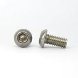 310Tamper PIN-HEX Button Screws M12 Stainless A2 1pc Tamper Resistant Fasteners(Tamper Proof)