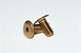 Ultra Low Head 310Slim 6-Lobe Machine Screws M6 Stainless A2 Light Bronze 3pc.