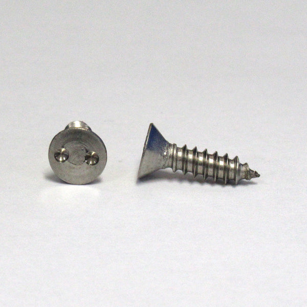 310Tamper 2Hole Flat Tapping Screws Size:4.2 Stainless A2 1pc Tamper Resistant Fasteners(Tamper Proof)
