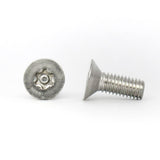 310Tamper PIN-6LOBE Flat Bolt #10-32 Stainless A2 1pc Tamper Resistant Fasteners(Tamper Proof)