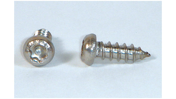 310Tamper PIN-6LOBE Pan Tapping Type A Siae:3 Stainless A2 100pcs. Tamper Resistant Fasteners(Tamper Proof)